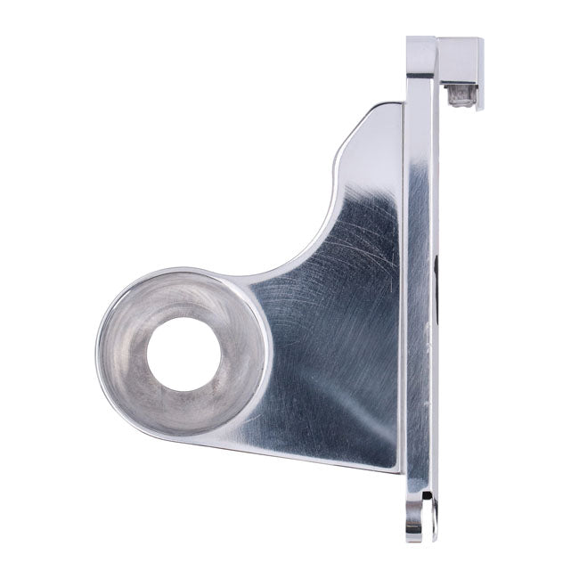 CPV ''Slide-in'' License Plate Bracket. Side Mount, Polished – 2008–2017 Softail