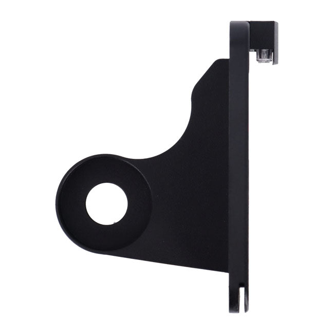 CPV ''Slide-in'' License Plate Bracket. Side Mount, Black – 2008–2017 Softail