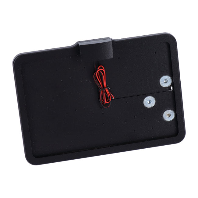 CPV ''Slide-in'' License Plate Bracket. Side Mount, Black – 2002–2017 V-Rod