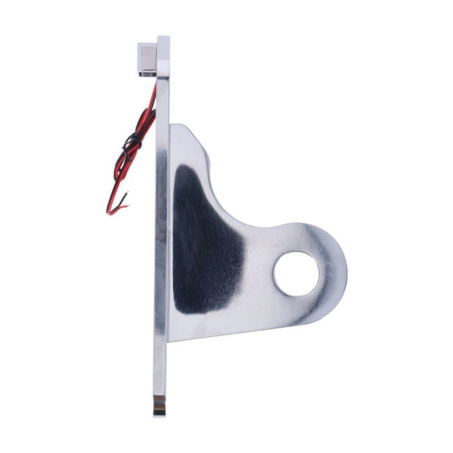 Cpv Side Mount Licence Plate Bracket. Polished – 2008–2017 Softail