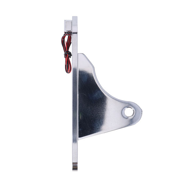 CPV Dyna Shock Mount License Plate Bracket Kit DE. Polished – 1991–2017 Dyna