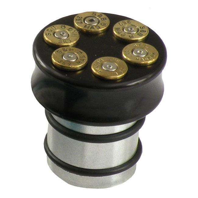 CPV CVP, Oil Tank Fill Plug, No Dipstick. Bullet. Black – 1984–1999 Softail