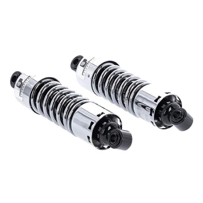 Progressive Suspension 412 Series Shock Set. 11". STD Duty. Chrome – 1991–2017 Dyna