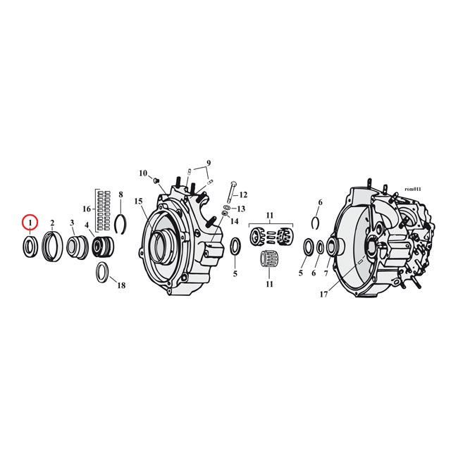 MCS Sprocket Shaft Spacer Shim. .020" – 1970–2002 Big Twin