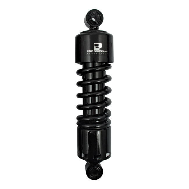Progressive Suspension 412 Series Shock Set. 11". Heavy Duty. Black – 1991–2017 Dyna