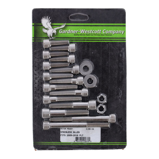 Gardner-Westcott Motor Mount Screw Kit, Allen – 2009–2016 FLT/Touring
