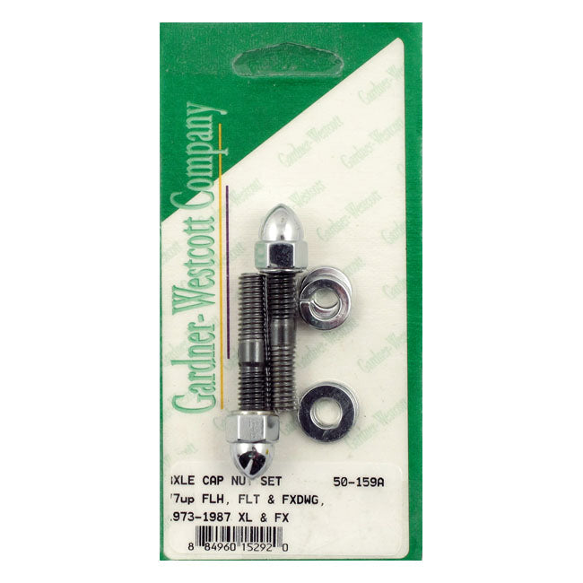 Gardner-Westcott Axle Cap Stud Set. Acorn – 1973–1987 FX; FXR; XL Sportster…