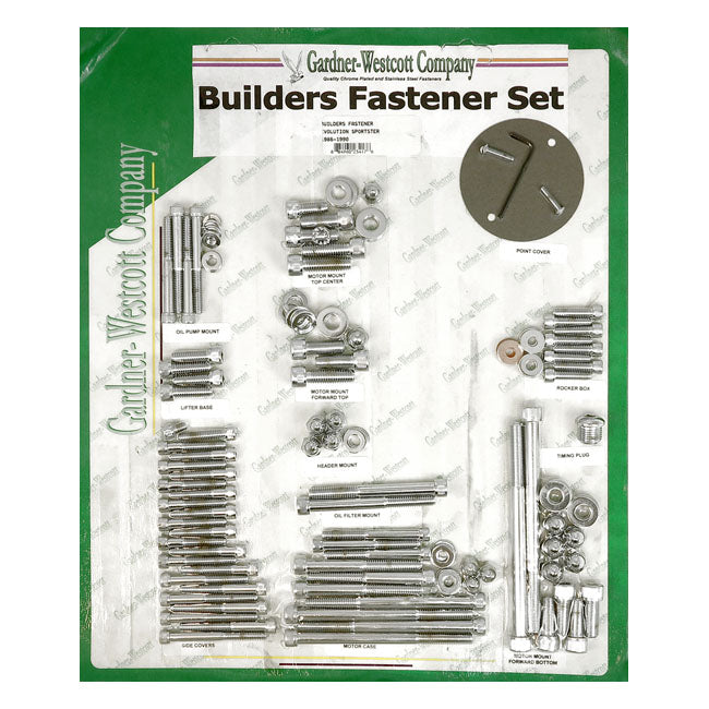 Gardner-Westcott Builders Fastener Set – 1986–1990 XL Sportster