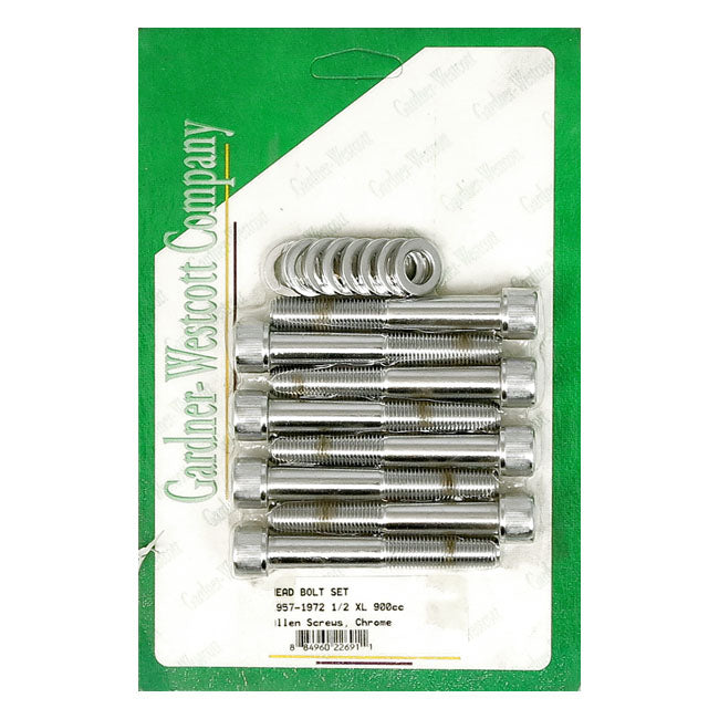 Gardner-Westcott Head Bolts, Allenheads – 1957–1972 XL Sportster
