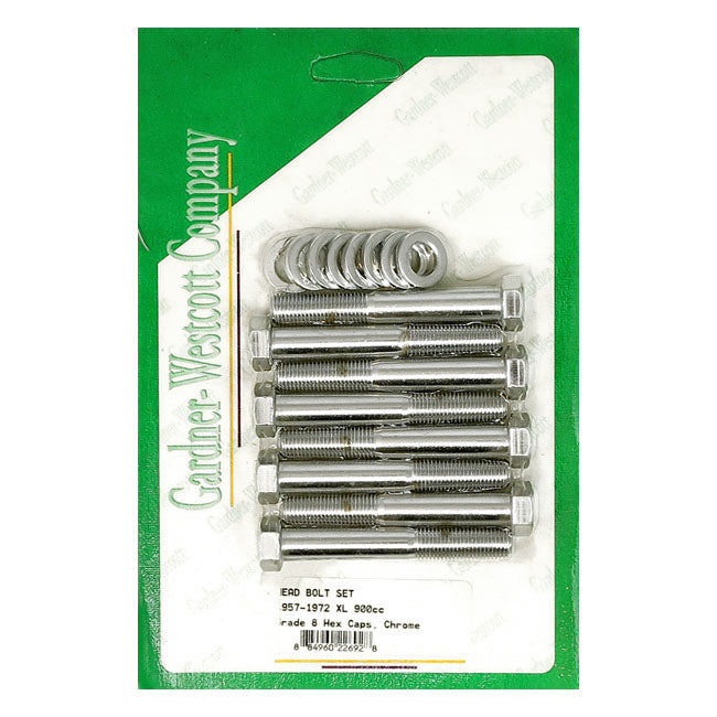 Gardner-Westcott Head Bolts Stock Style Hex – 57-E73 XL Sportster