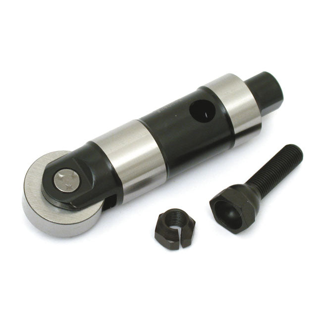 Jim's, 84-99 Style Solid Adj. Tappet. Standard .8425" O.D. for 84-99 Big Twin; 86-90 XL; 87-90 Buell . For Custom / Race Use.