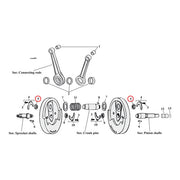 JIMS Crankpin Nut. 54-E81 XL – 54-E81 XL Sportster