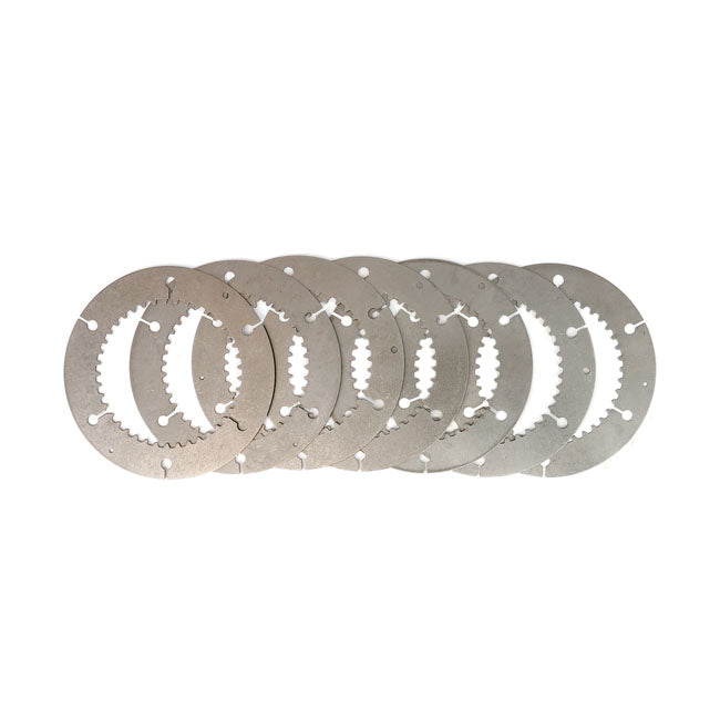 Alto Clutch Steel Drive Plate Set – 1952–1956 K; KH; 1957–1970 XL Sportster