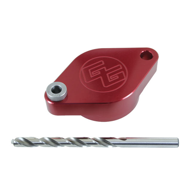 George''s Garage Exhaust Stud Drill Jig – 1984–2026 Big Twin; 1986–2022 XL…