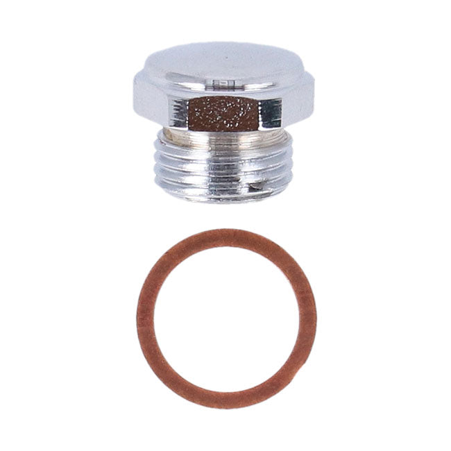 Paughco Timing/Drain Plug. OEM Style Allen. Chrome – Timing Plug: 1938–1999 Big Twin…