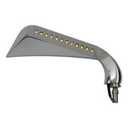 MCS California LED Turn Signal Mirror Set. Chrome