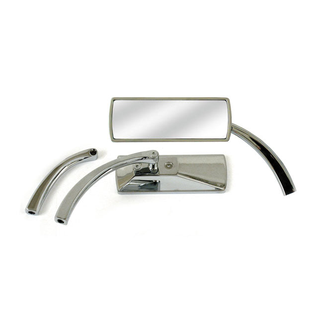 MCS Custom Rectangular Mirror. Chrome