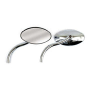 MCS Oval Mirror Set, with Styled Stem – 65-UP H-D