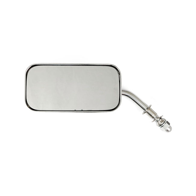 MCS Box Mirror. Chrome – 65-UP H-D