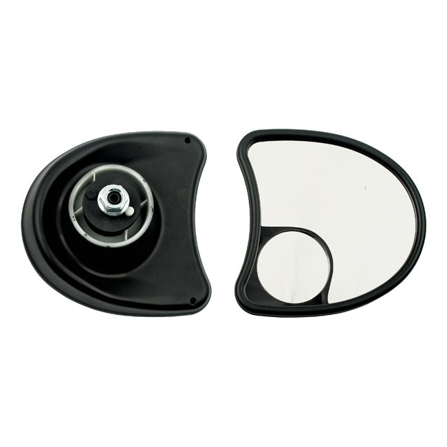 MCS Touring Fairing Mount Mirror Kit. Dual Vision, Black – 1996–2013 Electra Glides; 2006–2013…