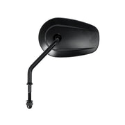 MCS Riptide Tapered Mirror Set, Short Stem. Black – Universal