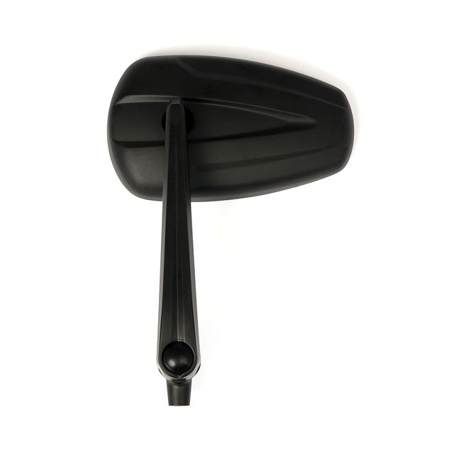 MCS Slipstream Mirror Set. Straight Stem, Black
