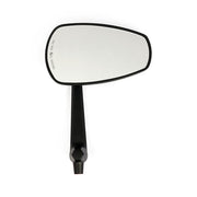 MCS Slipstream Mirror Set. Straight Stem, Black