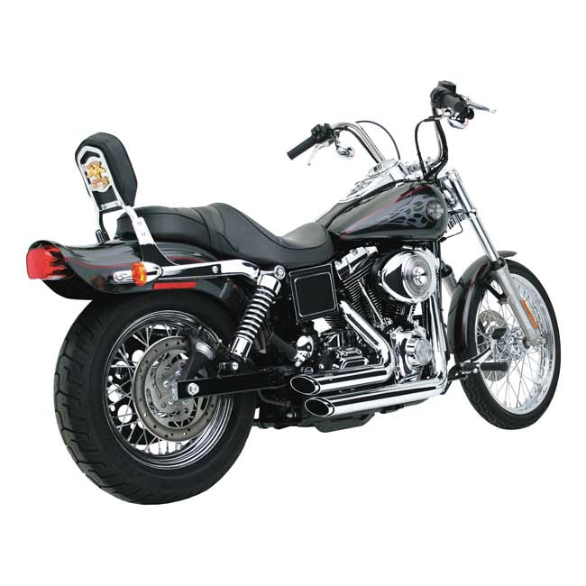 Vance & Hines 2-1/2" Shortshots Staggered Exh. Chrome – 1991–2005 Dyna