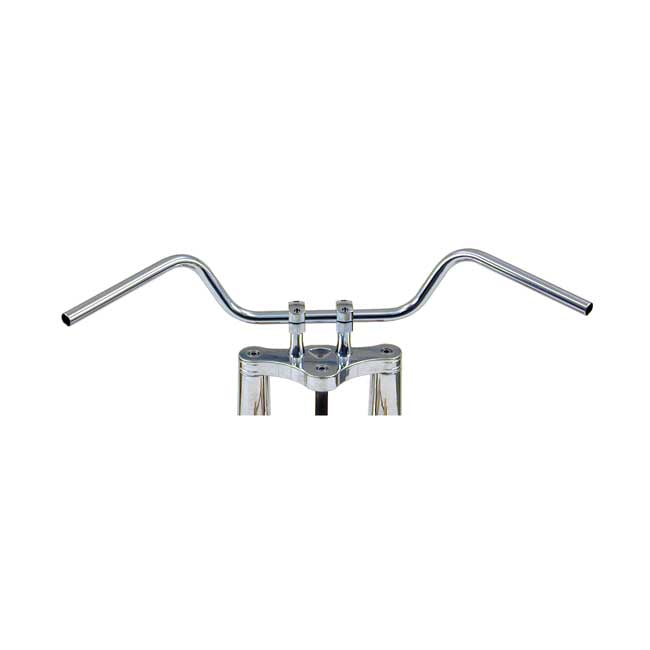 TRW 1" Mystic High Handlebar Chrome 5.5" Rise ABE – Pre-81 H-D with 1" I.D. Risers