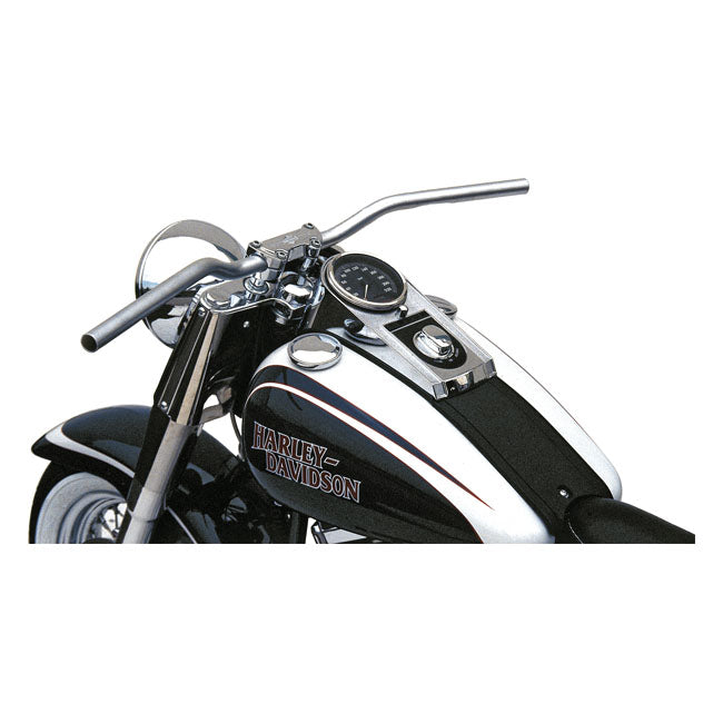 Trw 1" Streetfighter Handlebar Chrome 2.75" Rise Abe – 1982–2022 H-D with 1" I.d. Risers