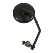 Samwel Reproduction Sidevalve Mirror. Black, Long Stem – 1942–1952 WLA/C Military Models