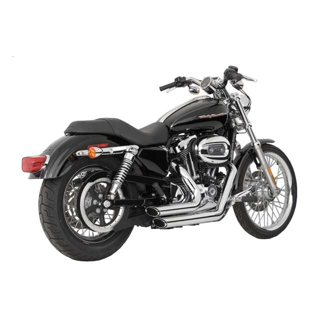 Vance & Hines 2-1/2" Shortshots Staggered Exh. Chrome – 2004–2013 XL Sportster