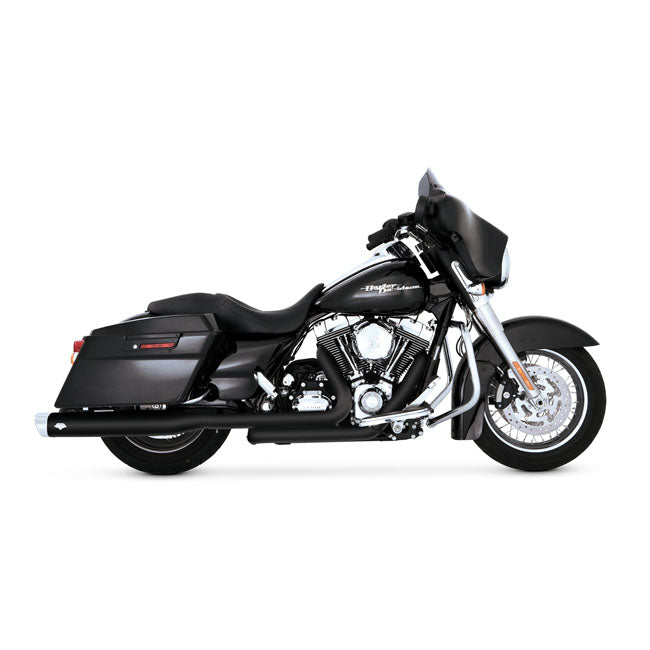 Vance & Hines Dresser Duals Exhaust Performance Exhaust Kit NON-PCX in Black for Harley-Davidson 2009-2016 Touring Motorcycles (Headers only)