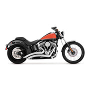 Vance & Hines 2-1/2" Big Radius 2-2 Exhaust. Chrome – 1986–2017 Softail