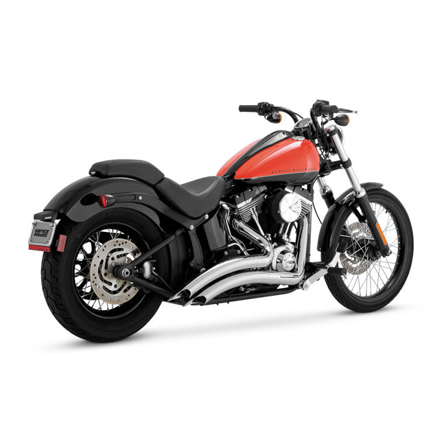 Vance & Hines 2-1/2" Big Radius 2-2 Exhaust. Chrome – 1986–2017 Softail