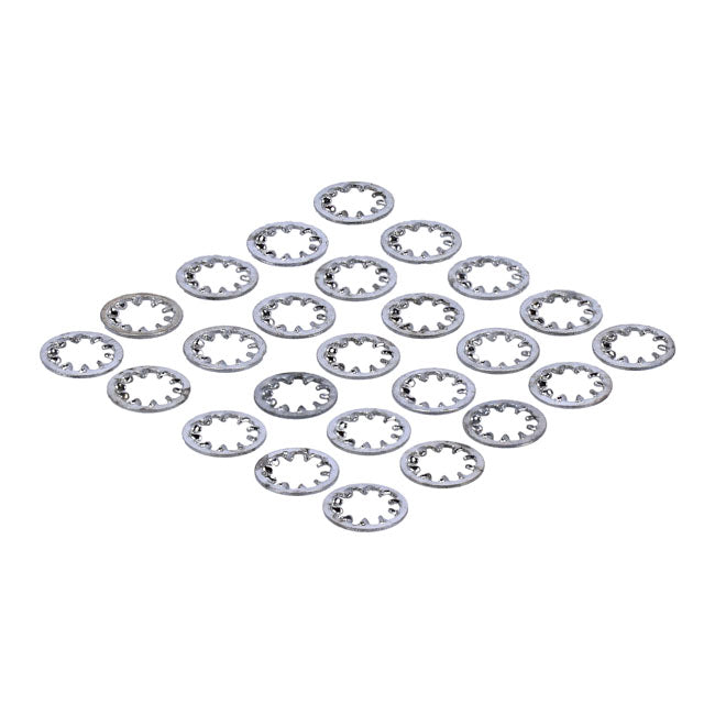 Gardner-Westcott Zinc Int. Lockwasher, 1/4 Inch - 25 Pack