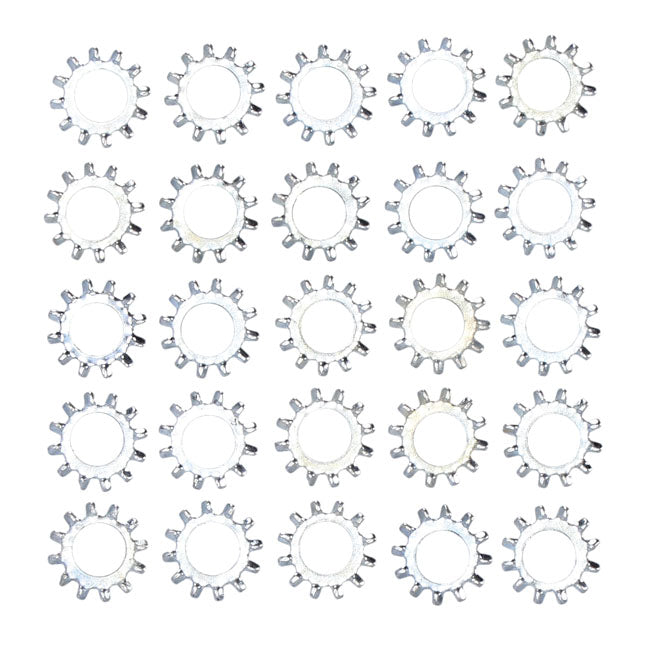 Gardner-Westcott Zinc Ext. Lockwasher, 1/4 Inch - 25 Pack