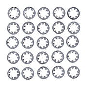Gardner-Westcott Chrome Internal Lock Washer, #12 - 25 Pack