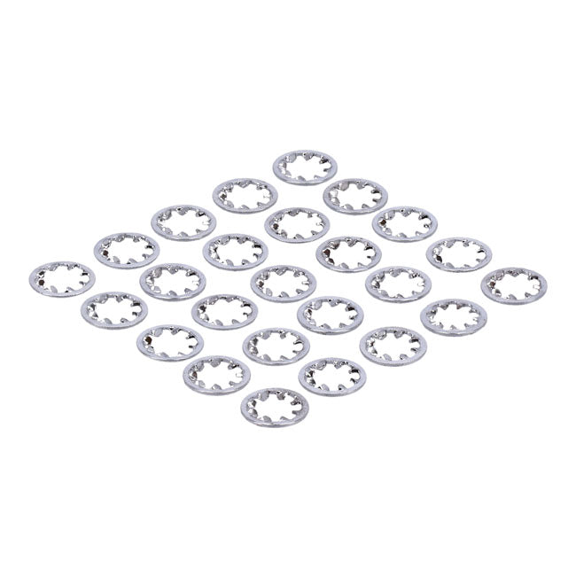 Gardner-Westcott Chrome Internal Lock Washer, #12 - 25 Pack