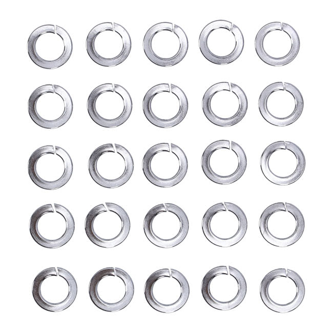 Gardner-Westcott Chrome Lock Washers M10 - 25 Pack