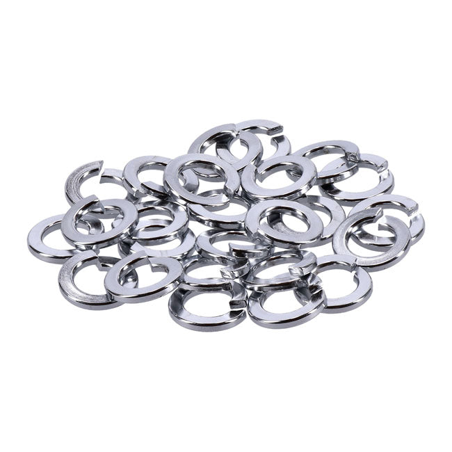 Gardner-Westcott Chrome Lock Washers M10 - 25 Pack