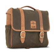 Longride ''Classic'' Waxed Cotton Saddlebag. Khaki – Universal