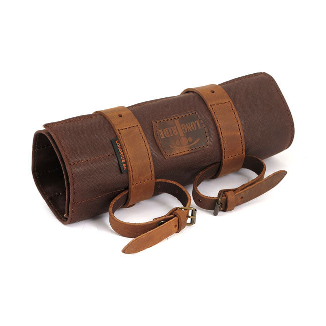 Longride Toolroll Waxed Cotton. Brown – Universal