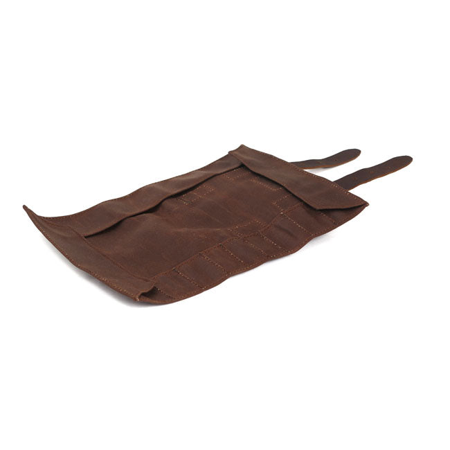 Longride Toolroll Waxed Cotton. Brown – Universal