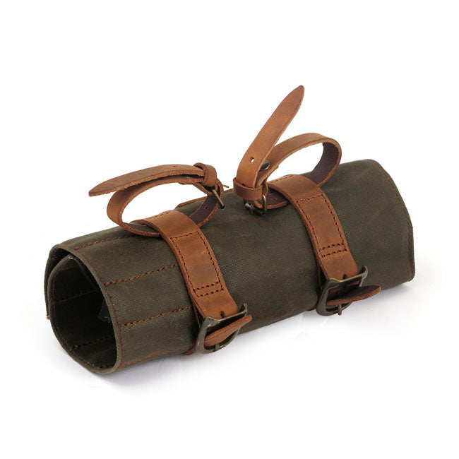 Longride Toolroll Waxed Cotton. Khaki – Universal