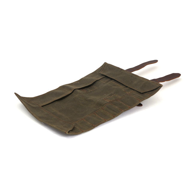 Longride Toolroll Waxed Cotton. Khaki – Universal