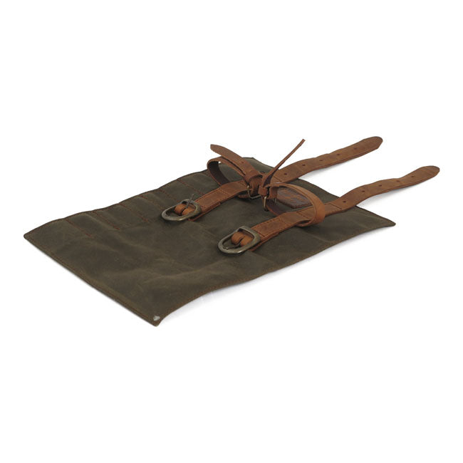 Longride Toolroll Waxed Cotton. Khaki – Universal