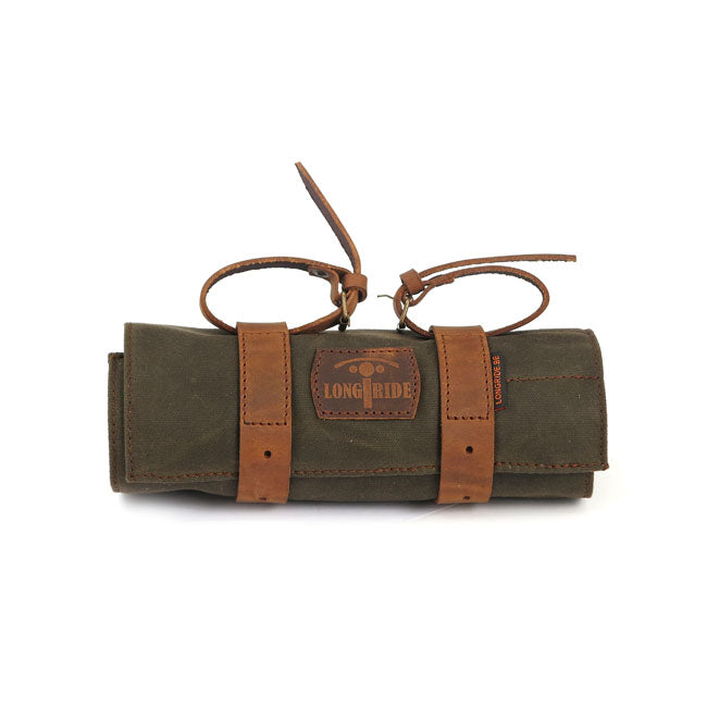 Longride Toolroll Waxed Cotton. Khaki – Universal