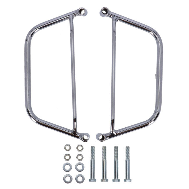 Longride Saddlebag Holder. Chrome – 1991–2006 Dyna