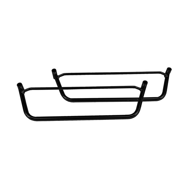 Longride Saddlebag Holder, Matte Black for 86-05 Softail